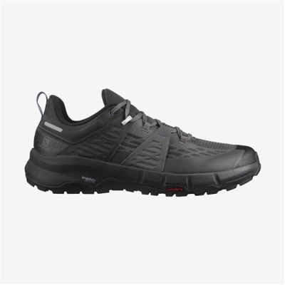 Black Salomon ODYSSEY Men's Hiking Shoes | AE-385EHYF