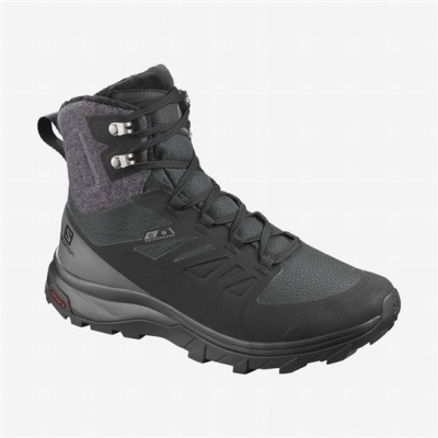 Black Salomon OUTBLAST TS CSWP W Women's Winter Boots | AE-156WFXR