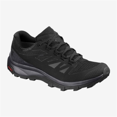 Black Salomon OUTLINE GTX Women's Hiking Shoes | AE-094VABI