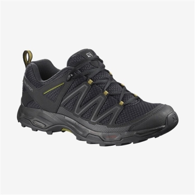 Black Salomon PATHFINDER Men's Hiking Shoes | AE-614DSWA