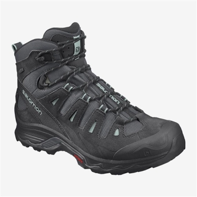 Black Salomon QUEST PRIME GTX Women's Hiking Shoes | AE-149OJNW