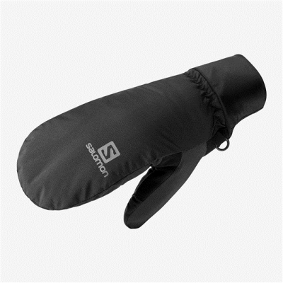 Black Salomon RS WARM MITTEN U Men's Gloves | AE-451KPDA