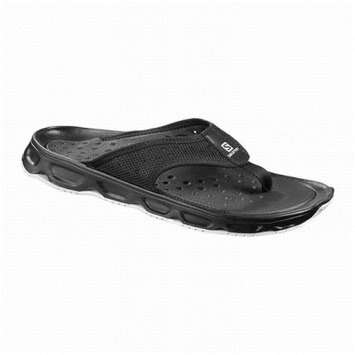 Black Salomon RX BREAK 4.0 Men's Slippers | AE-682WQUE