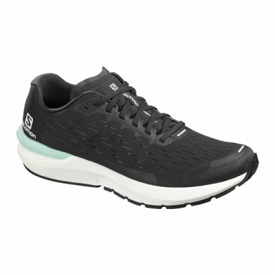 Black Salomon SONIC 3 BALANCE Men's Running Shoes | AE-536FZQT