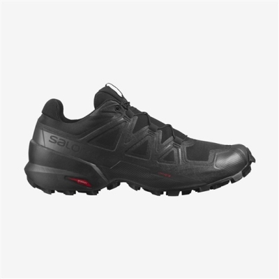 Black Salomon SPEEDCROSS 5 Men's Trail Running Shoes | AE-245SWMO