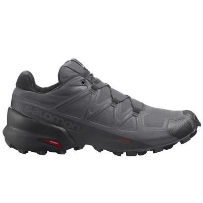 Black Salomon SPEEDCROSS 5 Men's Trail Running Shoes | AE-856LYMU