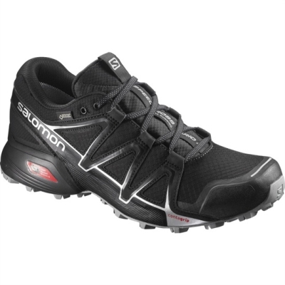 Black Salomon SPEEDCROSS VARIO 2 GTX Men's Trail Running Shoes | AE-075XLDZ