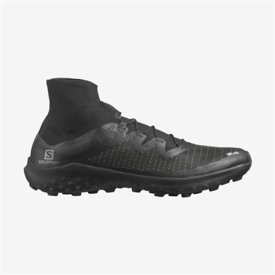 Black Salomon S/LAB CROSS Men's Trail Running Shoes | AE-642IXKW