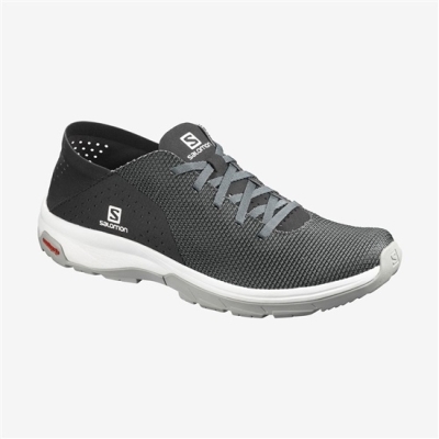 Black Salomon TECH LITE Men's Hiking Shoes | AE-457VUZL