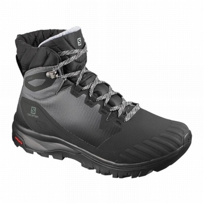 Black Salomon VAYA BLAZE THINSULATE CLIMASALOMON WATERPROOF Women's Winter Boots | AE-657UQVY