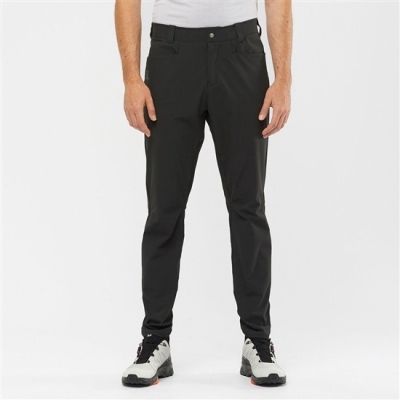 Black Salomon WAYFARER TAPERED Men's Pants | AE-673TYRF