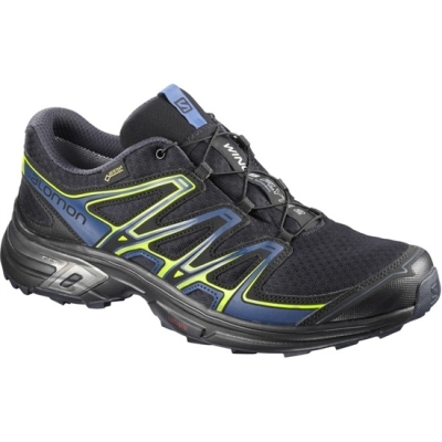 Black Salomon WINGS FLYTE 2 GTX Men's Trail Running Shoes | AE-953KUVA