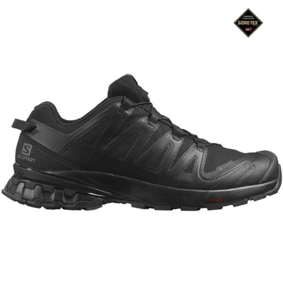 Black Salomon XA PRO 3D V8 GORE-TEX Men's Trail Running Shoes | AE-715VGNK