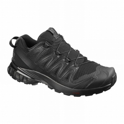 Black Salomon XA PRO 3D V8 Men's Hiking Shoes | AE-401RUOV