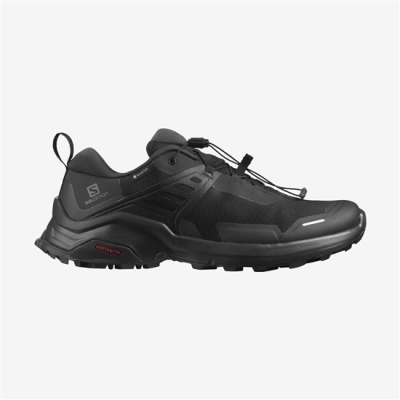 Black Salomon X RAISE GORE-TEX Men's Hiking Shoes | AE-796OARX