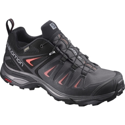 Black Salomon X ULTRA 3 GTX W Women's Hiking Shoes | AE-806JBYQ