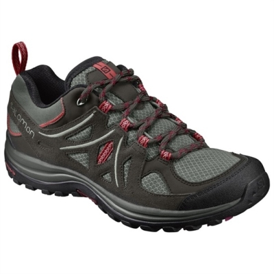 Black / Silver Salomon ELLIPSE 2 AERO W Women's Hiking Shoes | AE-246LKTO