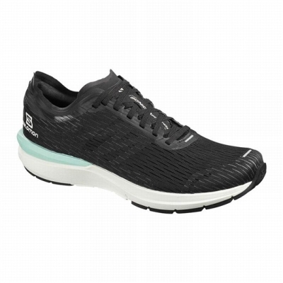 Black / White Salomon SONIC 3 ACCELERATE Men's Running Shoes | AE-205RNDK