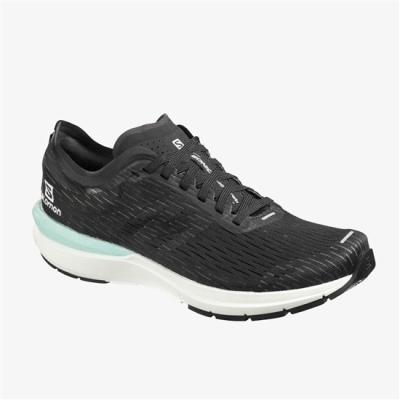 Black / White Salomon SONIC 3 ACCELERATE Women's Trail Running Shoes | AE-395ENUT