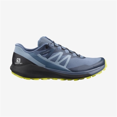 Blue / Black Salomon SENSE RIDE 4 Men's Trail Running Shoes | AE-435JORI