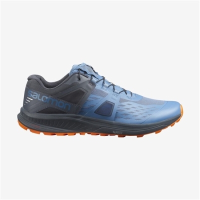 Blue / Black Salomon ULTRA /PRO Men's Trail Running Shoes | AE-524OWPJ