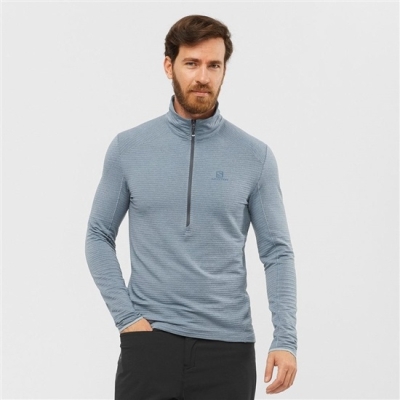 Blue Salomon OUTLINE HALF ZIP MID Men's Midlayers | AE-421WNGI