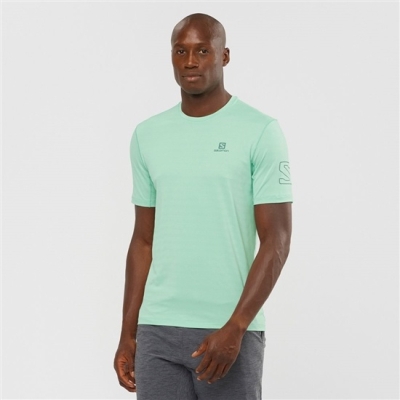 Blue Salomon OUTLINE New Trail Running Gear Men's T Shirts | AE-126VZAM