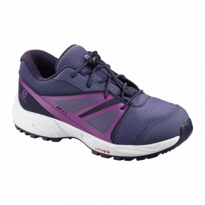 Blue Salomon SENSE CLIMASALOMON WATERPROOF Kids' Running Shoes | AE-486HJVA