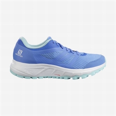 Blue / White Salomon TRAILSTER 2 Women's Trail Running Shoes | AE-867COKY