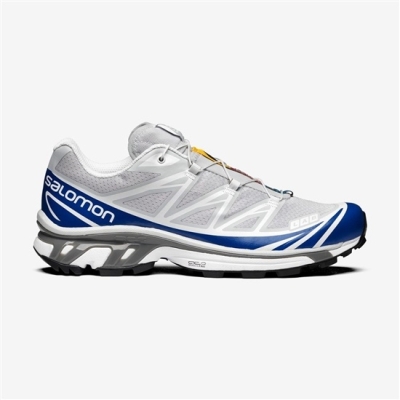 Blue / White Salomon XT-6 Men's Sneakers | AE-213FTKS