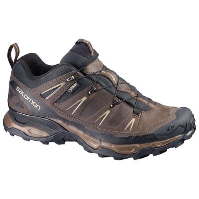 Brown Black Salomon X ULTRA LTR GTX Men's Hiking Shoes | AE-390DTOX