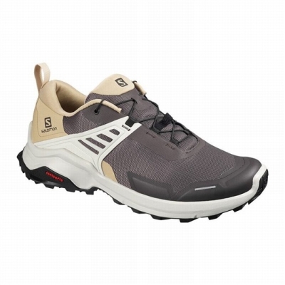 Chocolate Salomon X RAISE Men's Hiking Shoes | AE-376FBXI