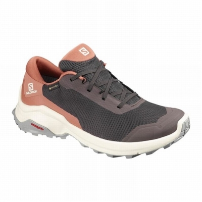 Chocolate Salomon X REVEAL GORE-TEX Women's Hiking Shoes | AE-057ARVK