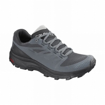 Dark Blue / Black Salomon OUTLINE GORE-TEX Women's Hiking Shoes | AE-586CBAY