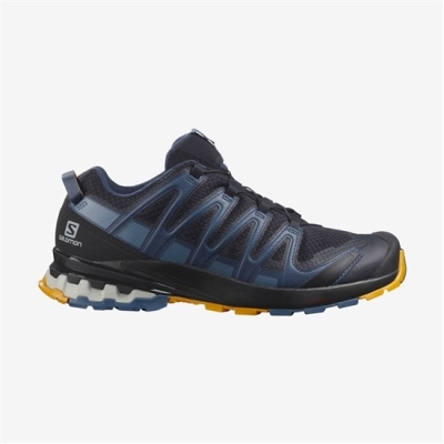 Dark Denim Salomon XA PRO 3D V8 Men's Trail Running Shoes | AE-052DENI