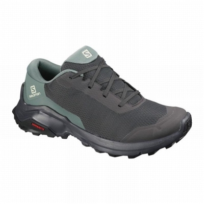 Dark Grey / Green Salomon X REVEAL Women's Hiking Shoes | AE-730QHGT