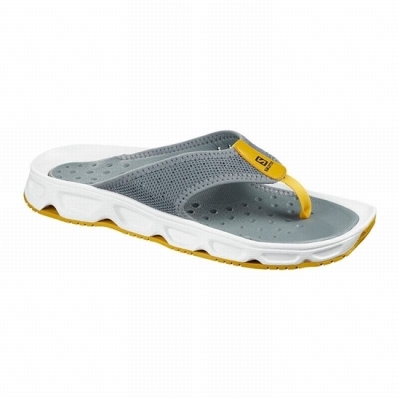 Dark Grey Salomon RX BREAK 4.0 Men's Slippers | AE-516PNXQ