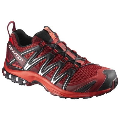 Dark Red Salomon XA PRO 3D Men's Trail Running Shoes | AE-452ABQI