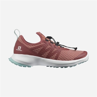 Dark Red / White Salomon SENSE FLOW 2 Women's Trail Running Shoes | AE-490CYBR