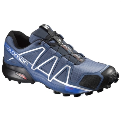 Deep Blue / Black Salomon SPEEDCROSS 4 Men's Trail Running Shoes | AE-795NPJO