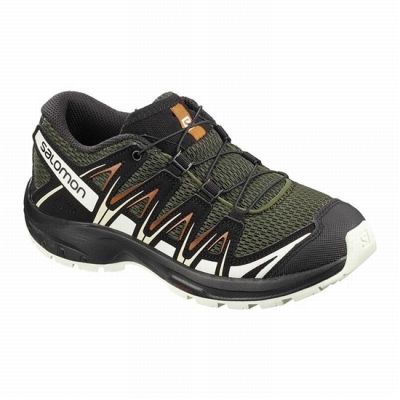 Deep Green / Black Salomon XA PRO 3D J Kids' Hiking Shoes | AE-280OMYI