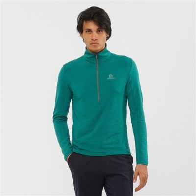 Green Salomon OUTLINE Men's Midlayers | AE-609CPQS