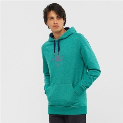 Green Salomon SHIFT HOODIE M Men's Midlayers | AE-765QMWD