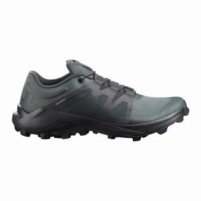 Green Salomon WILDCROSS Men's Trail Running Shoes | AE-918OIRW