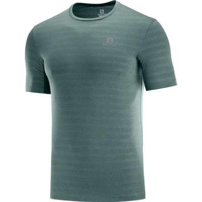 Green Salomon XA M Men's T Shirts | AE-705HAUW