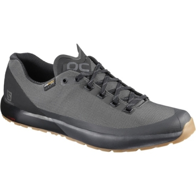 Grey / Black Salomon ACRO Men's Hiking Shoes | AE-954YIHJ