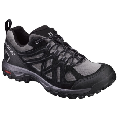 Grey / Black Salomon EVASION 2 AERO Men's Hiking Shoes | AE-372NPKW