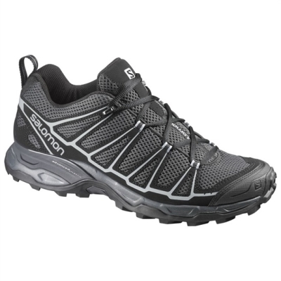 Grey / Black Salomon X ULTRA PRIME Men's Hiking Shoes | AE-756BJZY