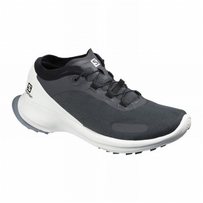 Grey / White Salomon SENSE FEEL W Women's Trail Running Shoes | AE-509RXLF