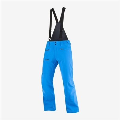 Indigo Bunting Salomon OUTLAW 3L Ski Men's Pants | AE-148SWPR